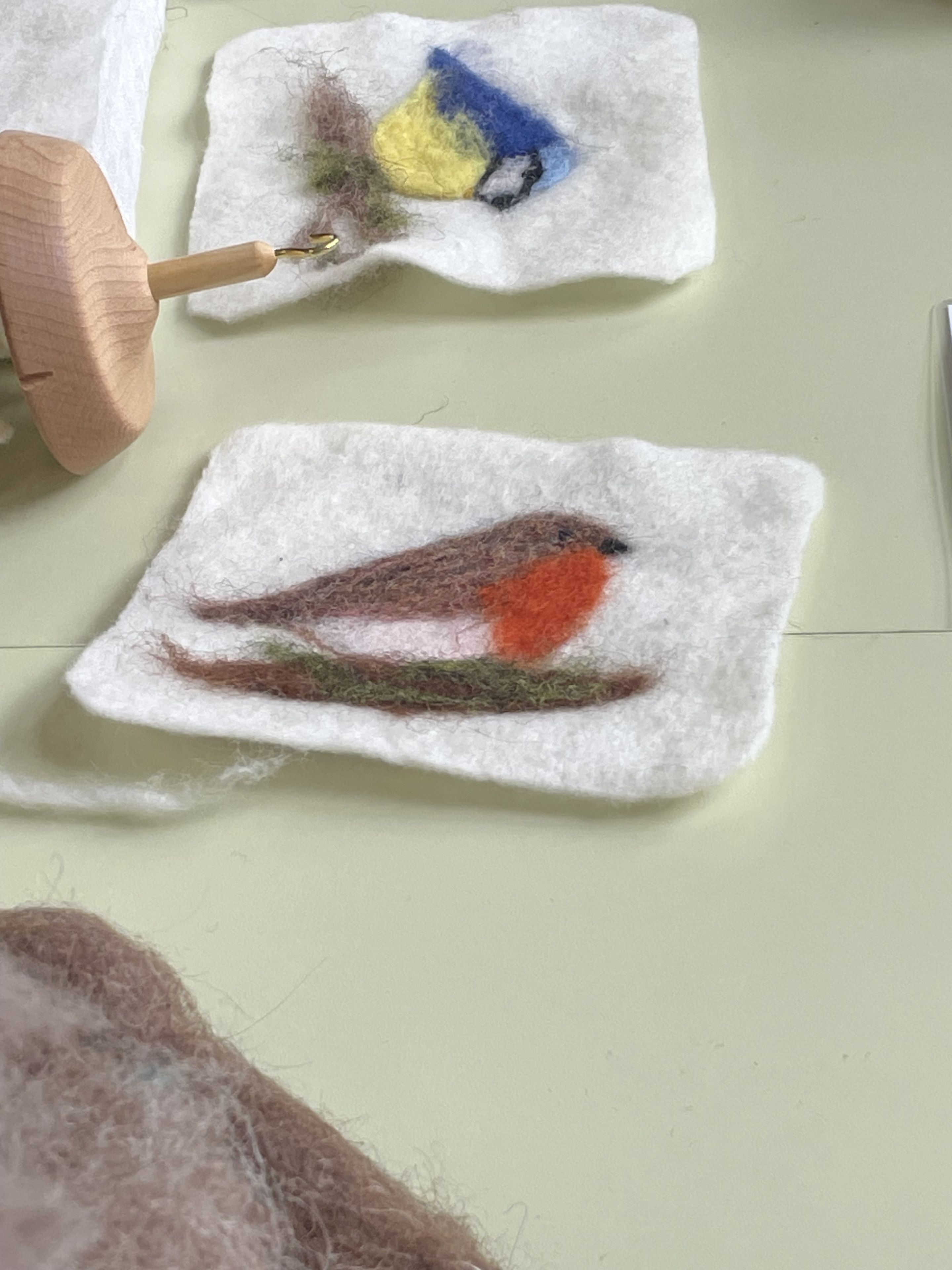 Atelier ados/adultes : oiseau en laine feutrée