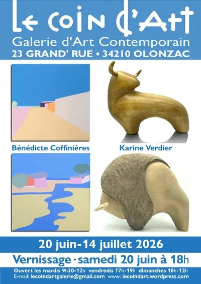 Exposition de Karine Verdier et Bénédicte Coffinières