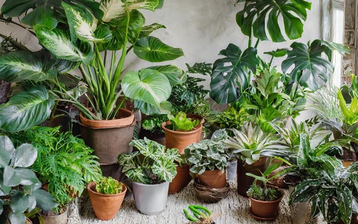 Un atelier créatif autour des plantes