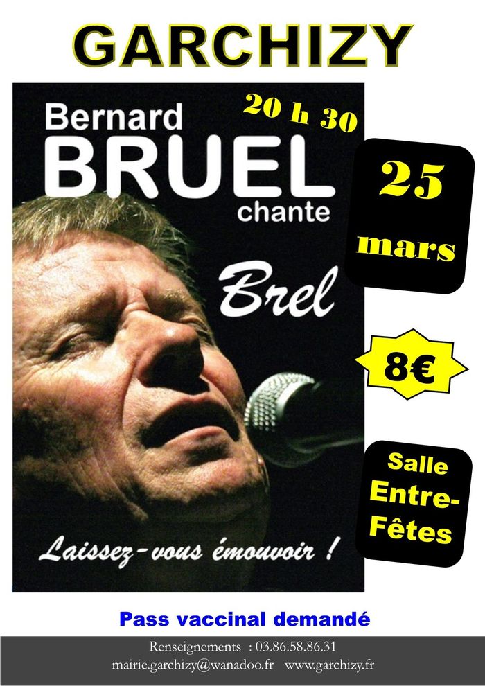 Concert de Bernard BRUEL