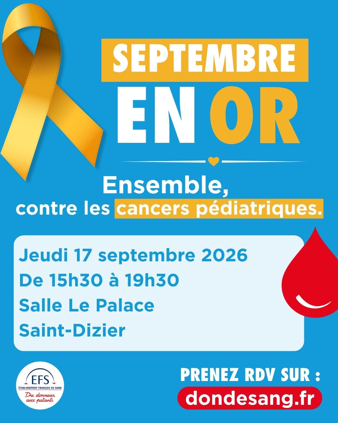 Collecte de sang à Saint-Dizier