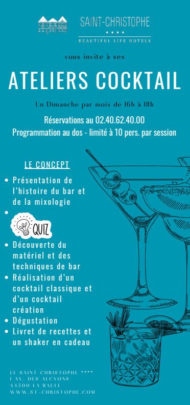 Les Ateliers Cocktail au Saint-Christophe