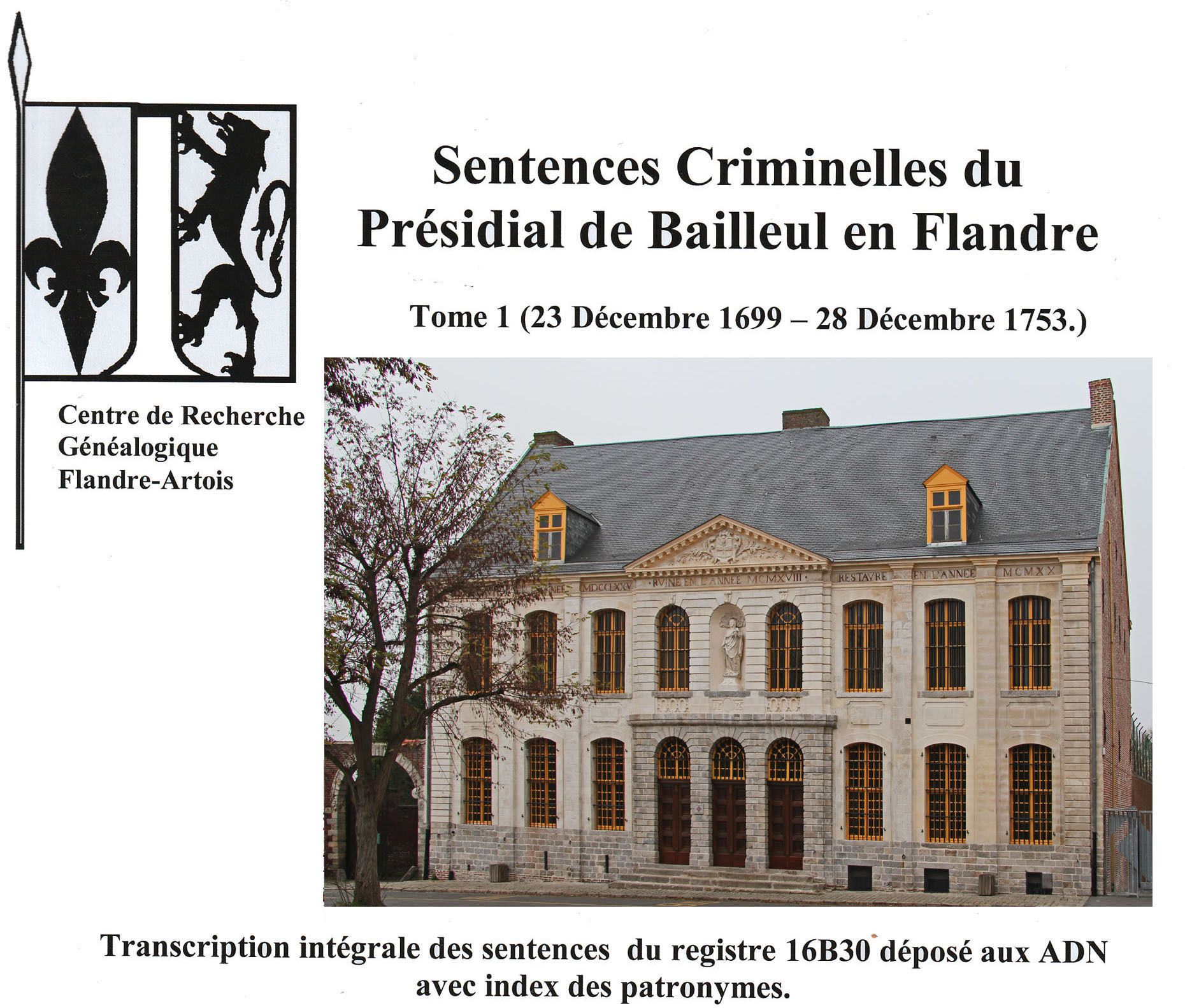 Sentences civiles et criminelles du Palais de Justice : photos et textes