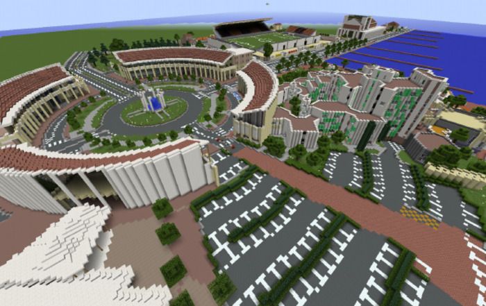 Martigues dans Minecraft