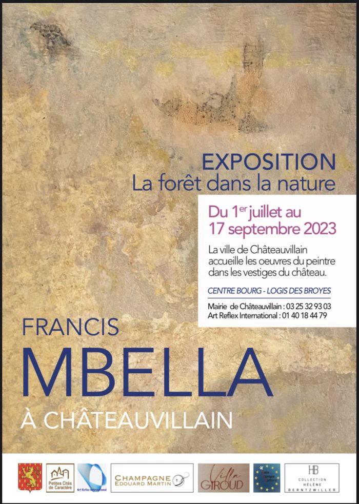 Avant-Première immersive de l'exposition du Peintre Francis MBELLA à Châteauvillain, Haute-Marne