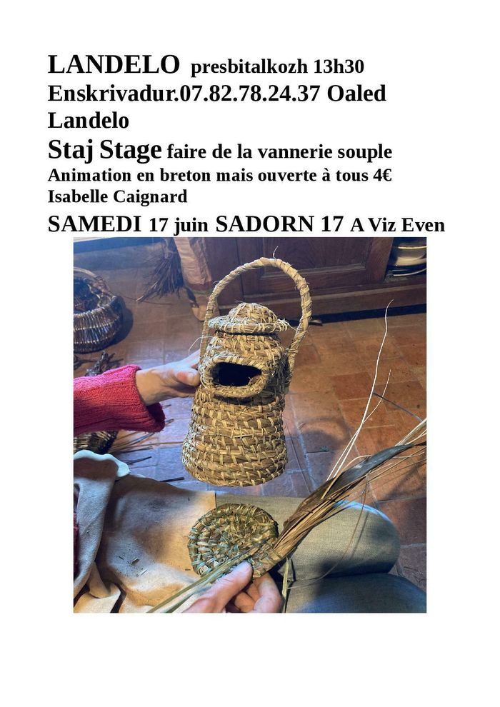 Stage de vannerie souple
