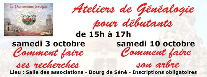Des ateliers pour les débutants pour savoir comment faire des recherches et comment faire des arbres généalogiques.