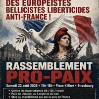 Manif : "Stop à l’ingérence intérieure ; des européistes bellicistes liberticides anti-France !"