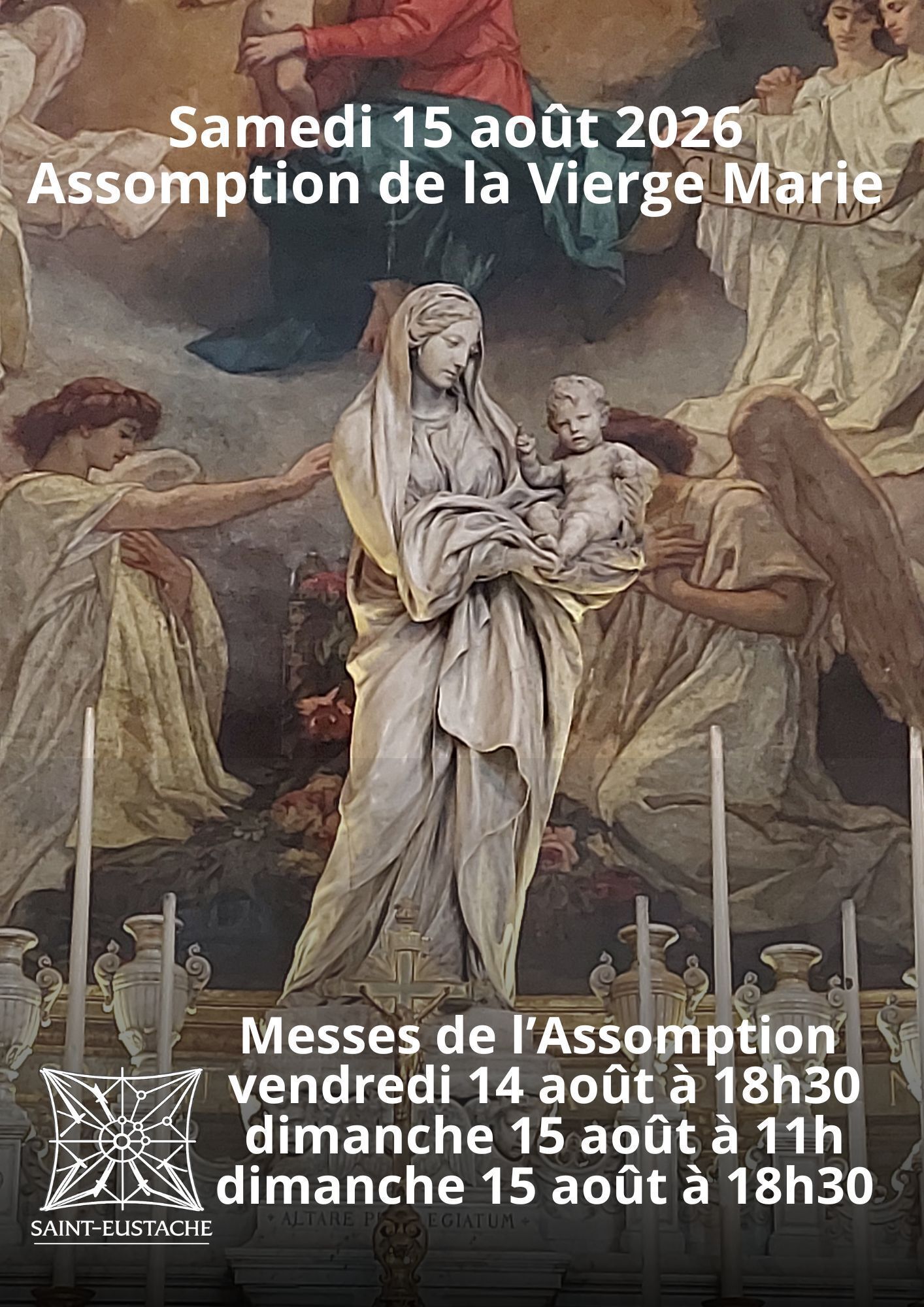 Messes de l'Assomption à l'église Saint-Eustache
