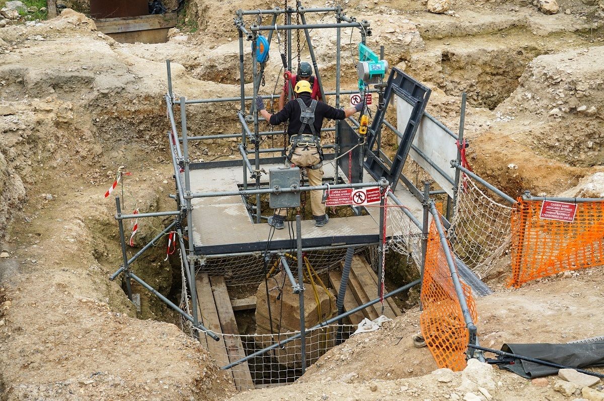 Fouille archéologique: visite conviviale du sanctuaire
