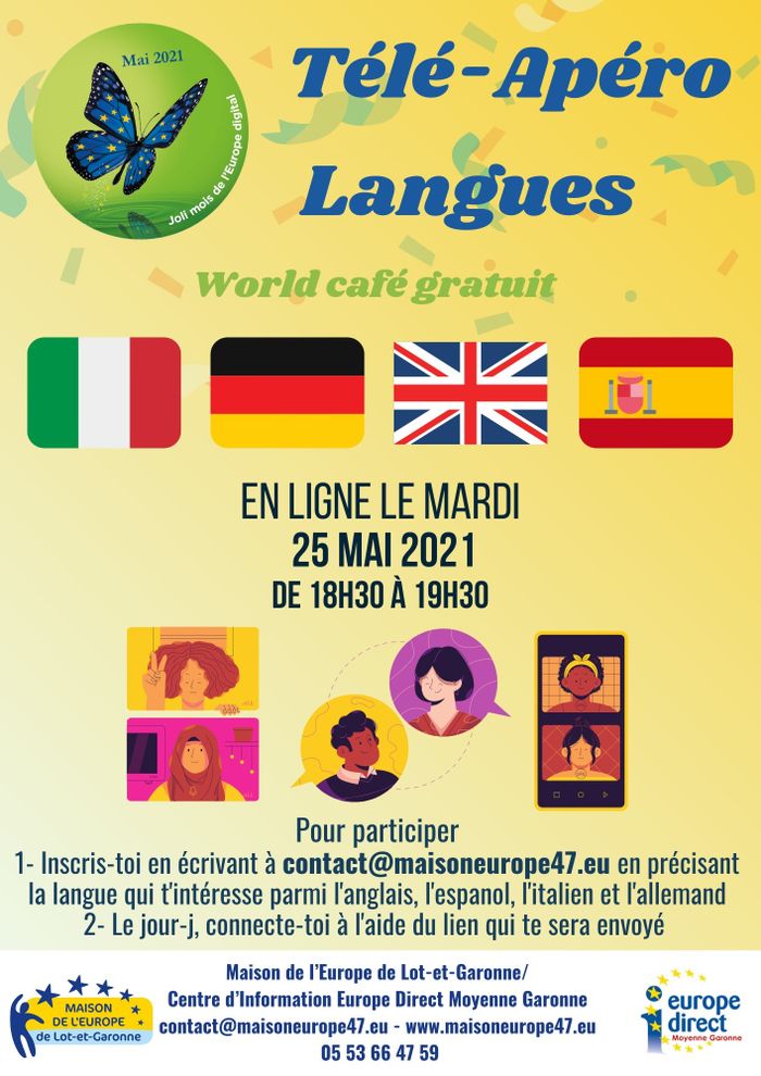 Télé-apéro langues