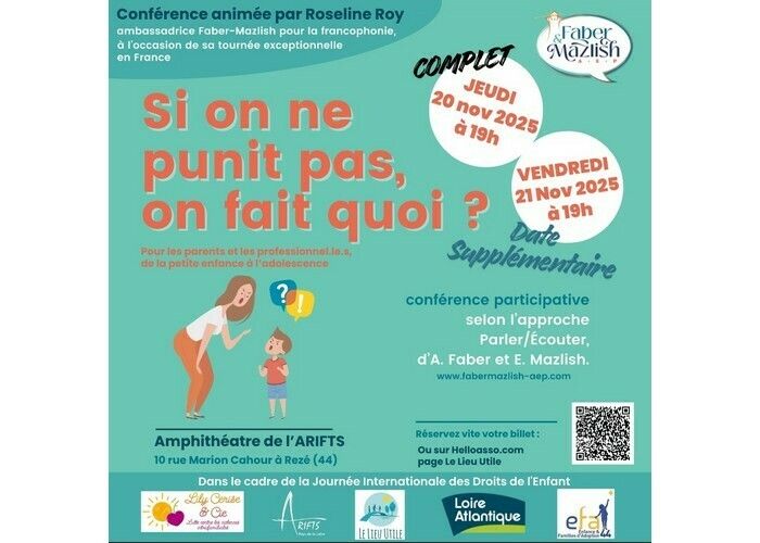 Conférence : Si on ne punit pas, on fait quoi ?