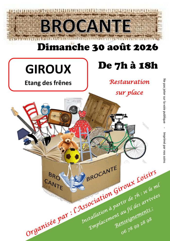 Brocante à Giroux