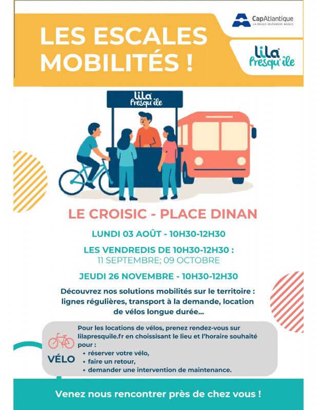Les escales mobilités au Croisic