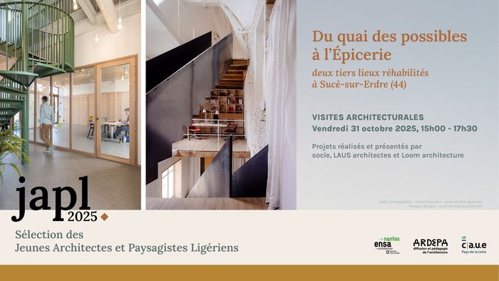 [JAPL 2025] Deux visites de réhabilitations architecturales à Sucé sur Erdre