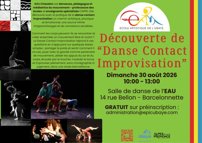 Initiation à la Danse-Contact-Impro à Barcelonnette — le 30 août 2026