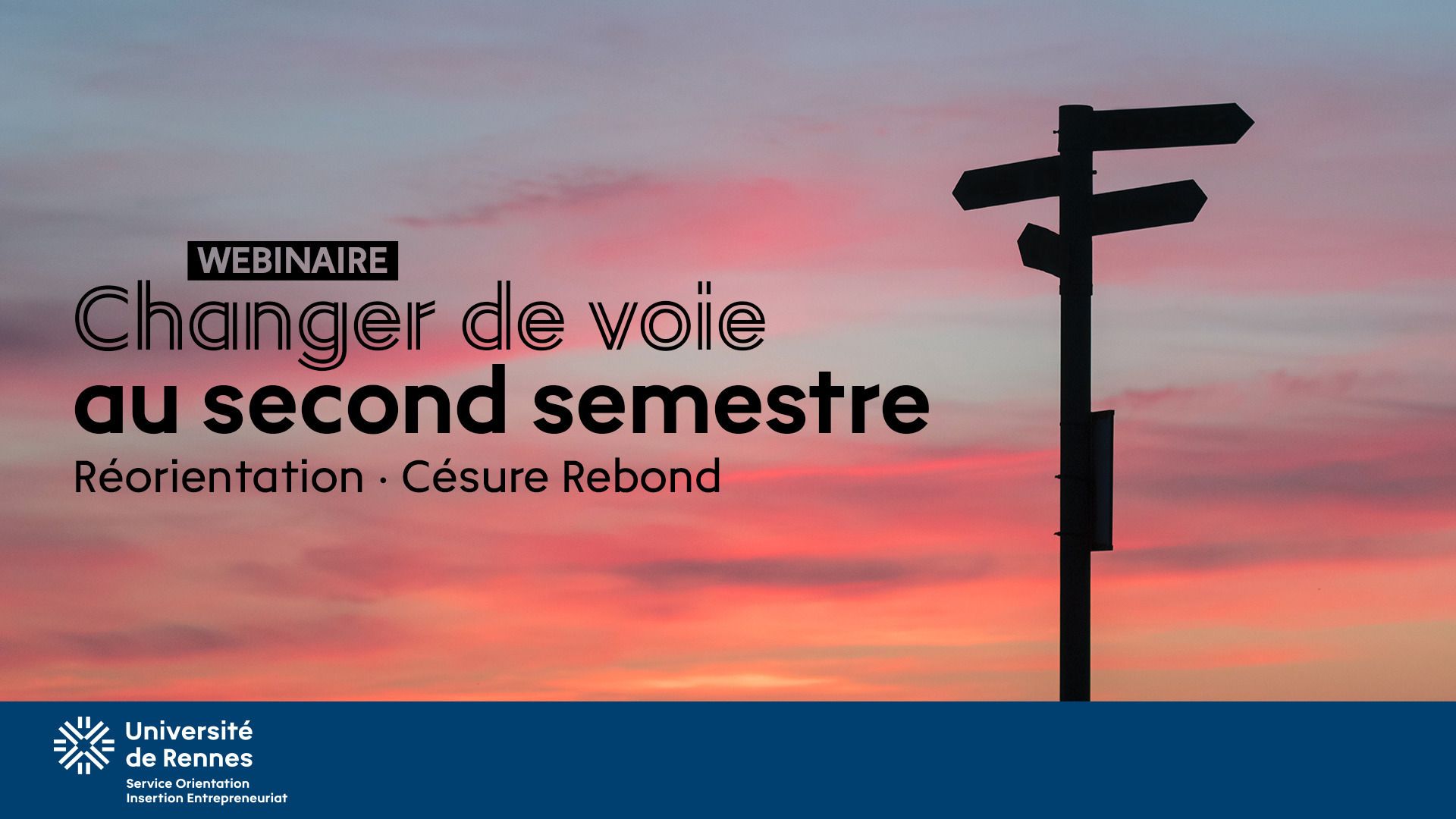 Webinaire / Changer de voie au second semestre