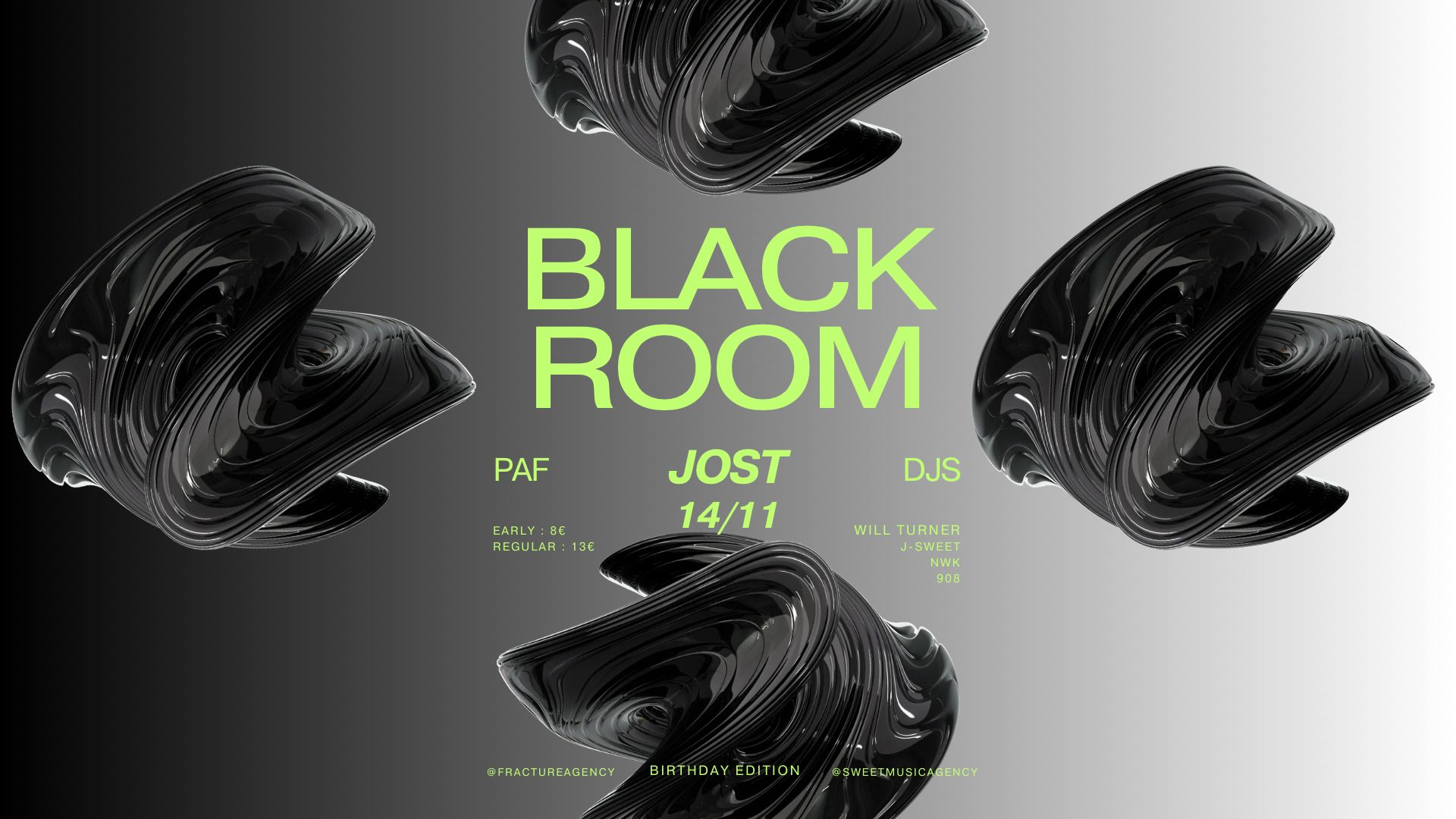 BLACK ROOM - BIRTHDAY EDITION