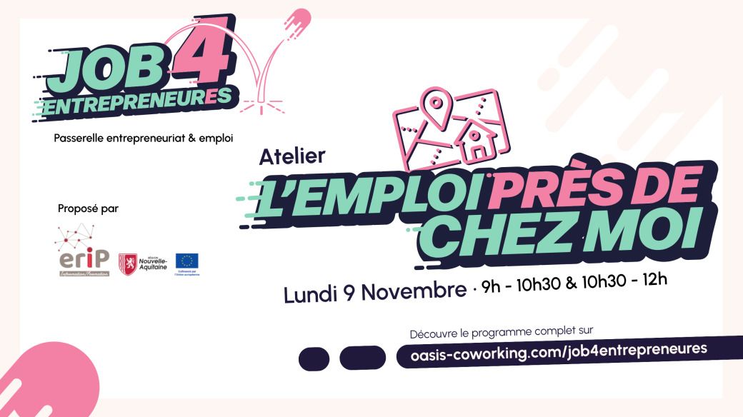 L'emploi près de chez moi - JOB4ENTREPRENEURES