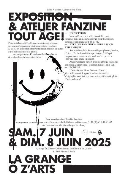 Exposition & atelier fanzine tout âge