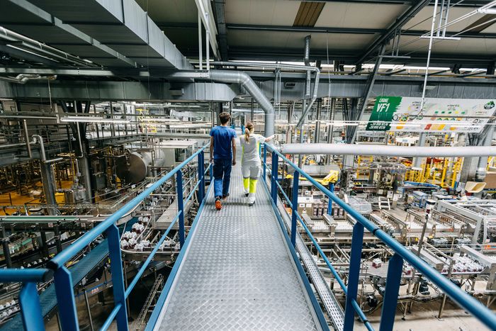 Visite guidée de l'usine d'embouteillage Volvic