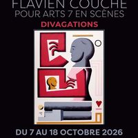 FLAVIEN COUCHE EXPOSE SES « DIVAGATIONS » À LA SALLE DE LA MACARONADE À SÈTE