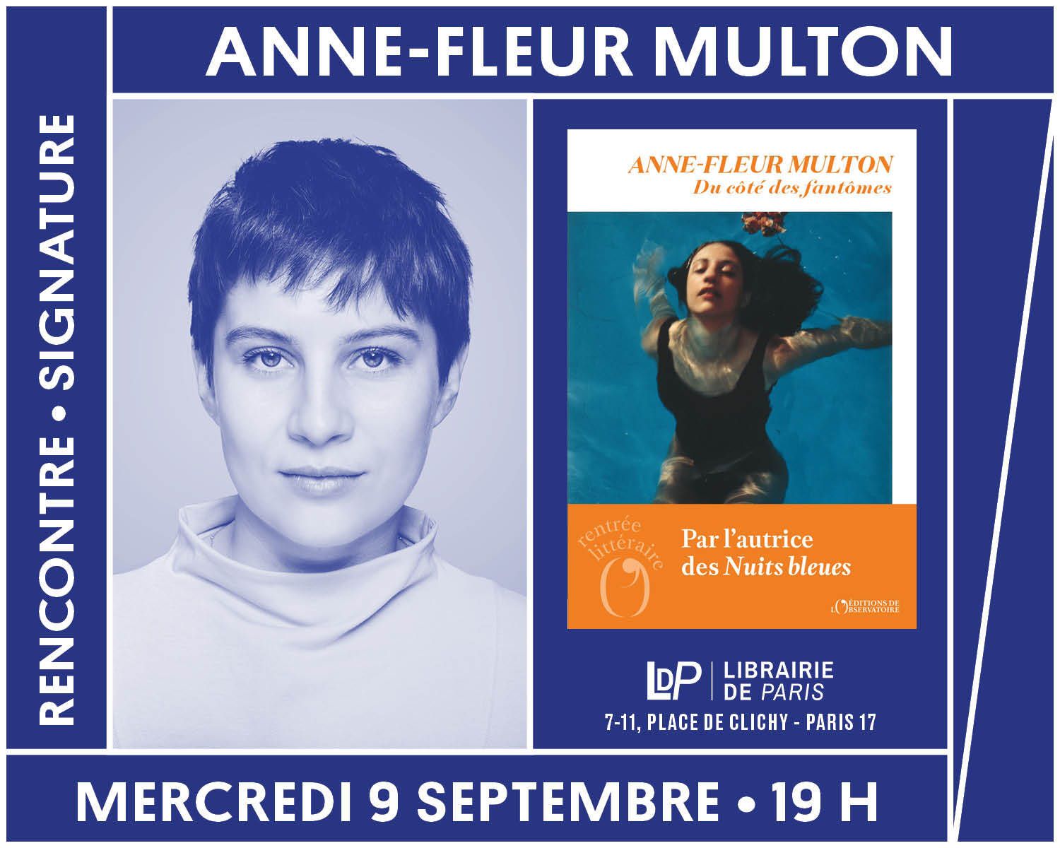 Anne-Fleur Multon présente « Du côté des fantômes »