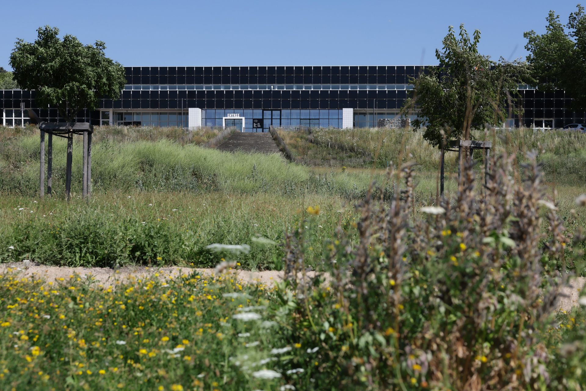 Le MAMC+, architecture et jardin
