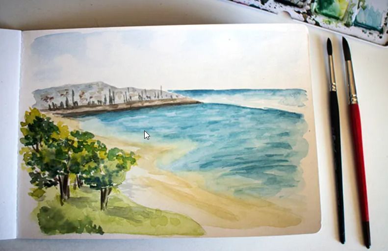 Stage - Aquarelle