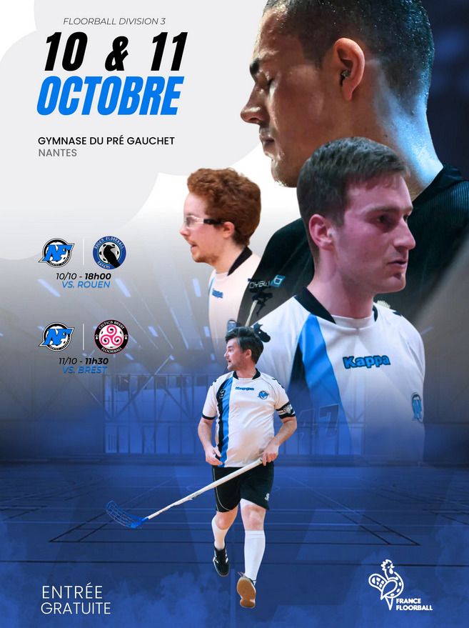 Week-end D3 Floorball à Nantes