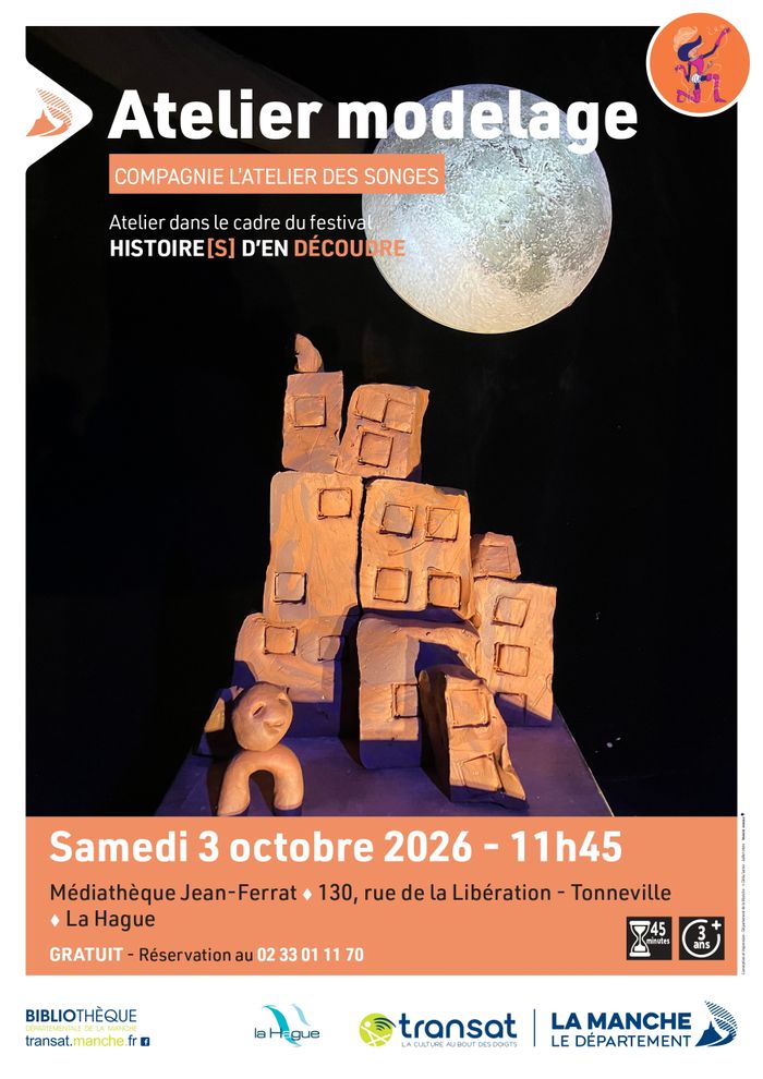 Atelier modelage avec la compagnie L'atelier des songes