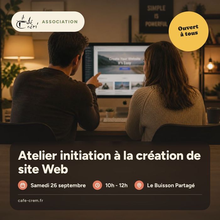 Atelier initiation à la création de site Web