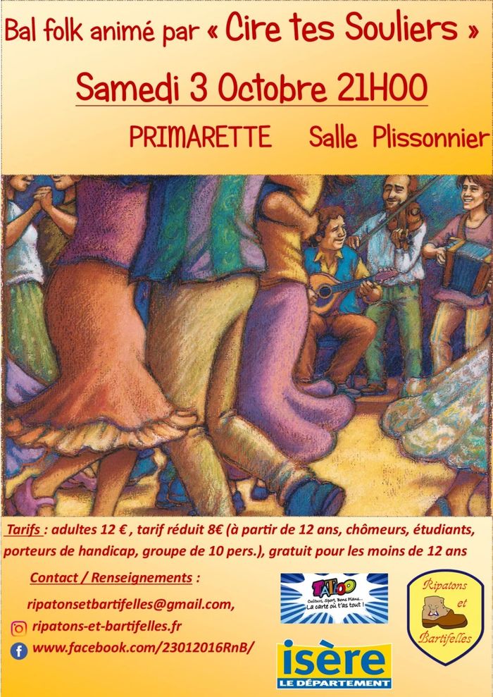 Affiche — Bal Folk d'automne avec Cire Tes Souliers