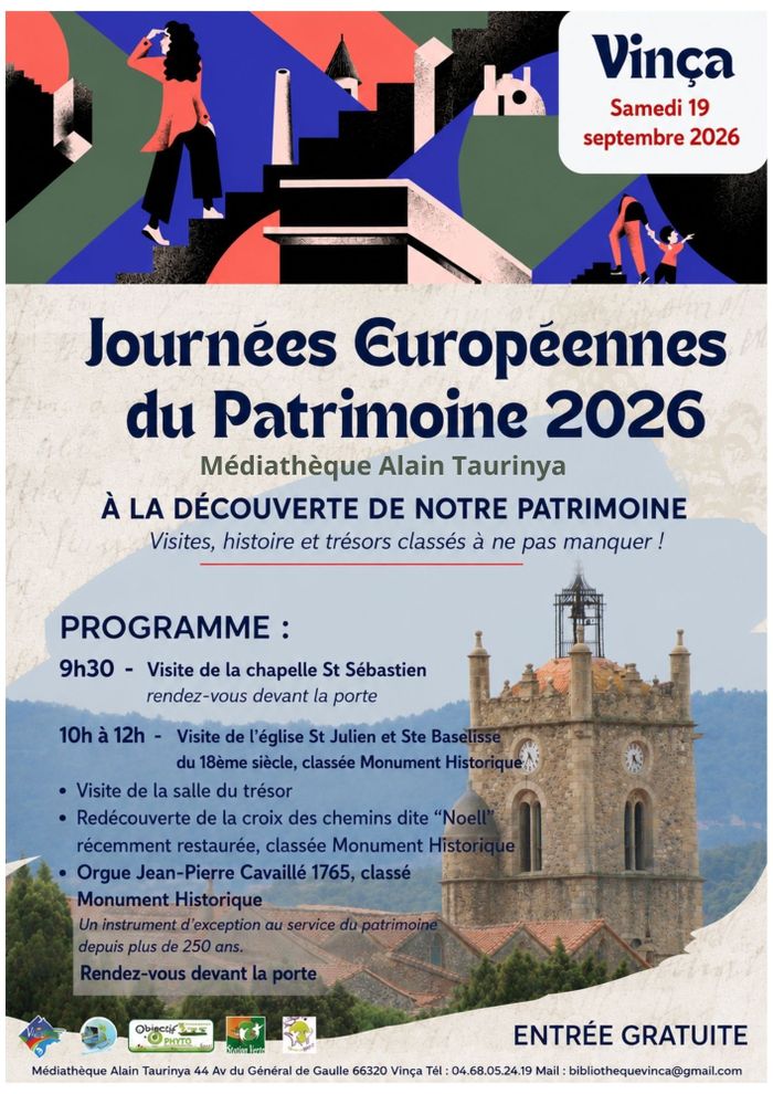 Visite guidée de la chapelle Saint-Sébastien et de l'église Saint-Julien et Sainte-Baselisse