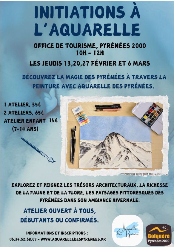 Initiation à l'aquarelle