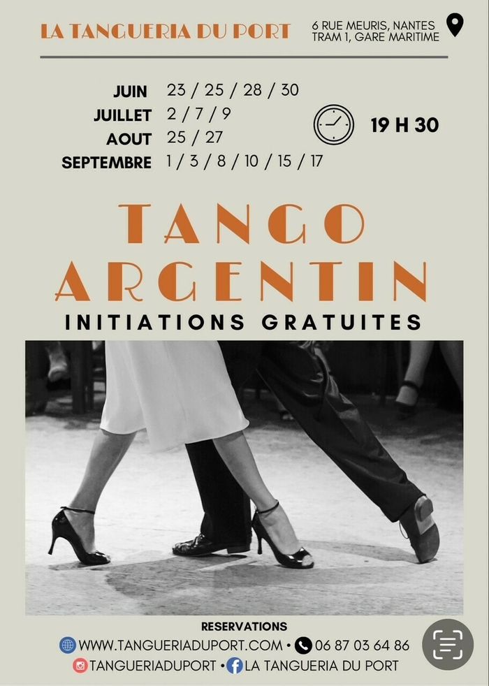 Initiation au Tango Argentin - Tangueria du Port