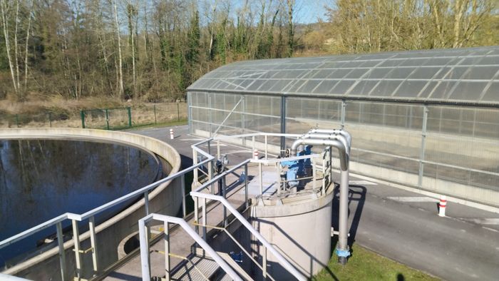 Visite de la station de traitement des eaux usées de Fismes