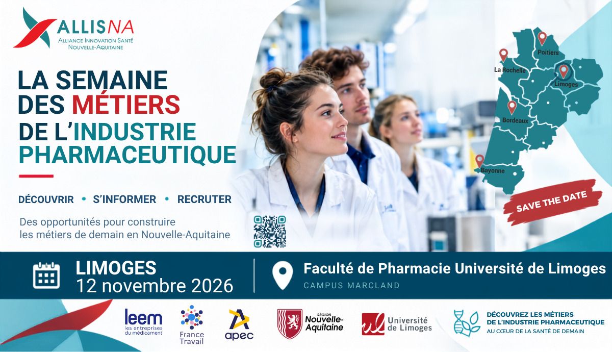 SMIP 2026- Semaine de l'Industrie des Métiers de l'Industrie Pharmaceutique et de santé