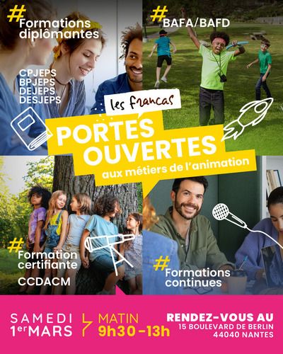 Portes ouvertes aux métiers de l’animation