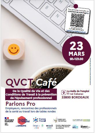 QVCT Café : "De la qualité de vie et des conditions de travail à la prévention de l'épuisement professionnel"
