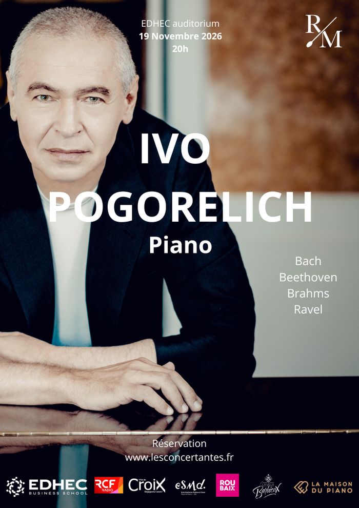Affiche — Récital piano d'Ivo Pogorelich