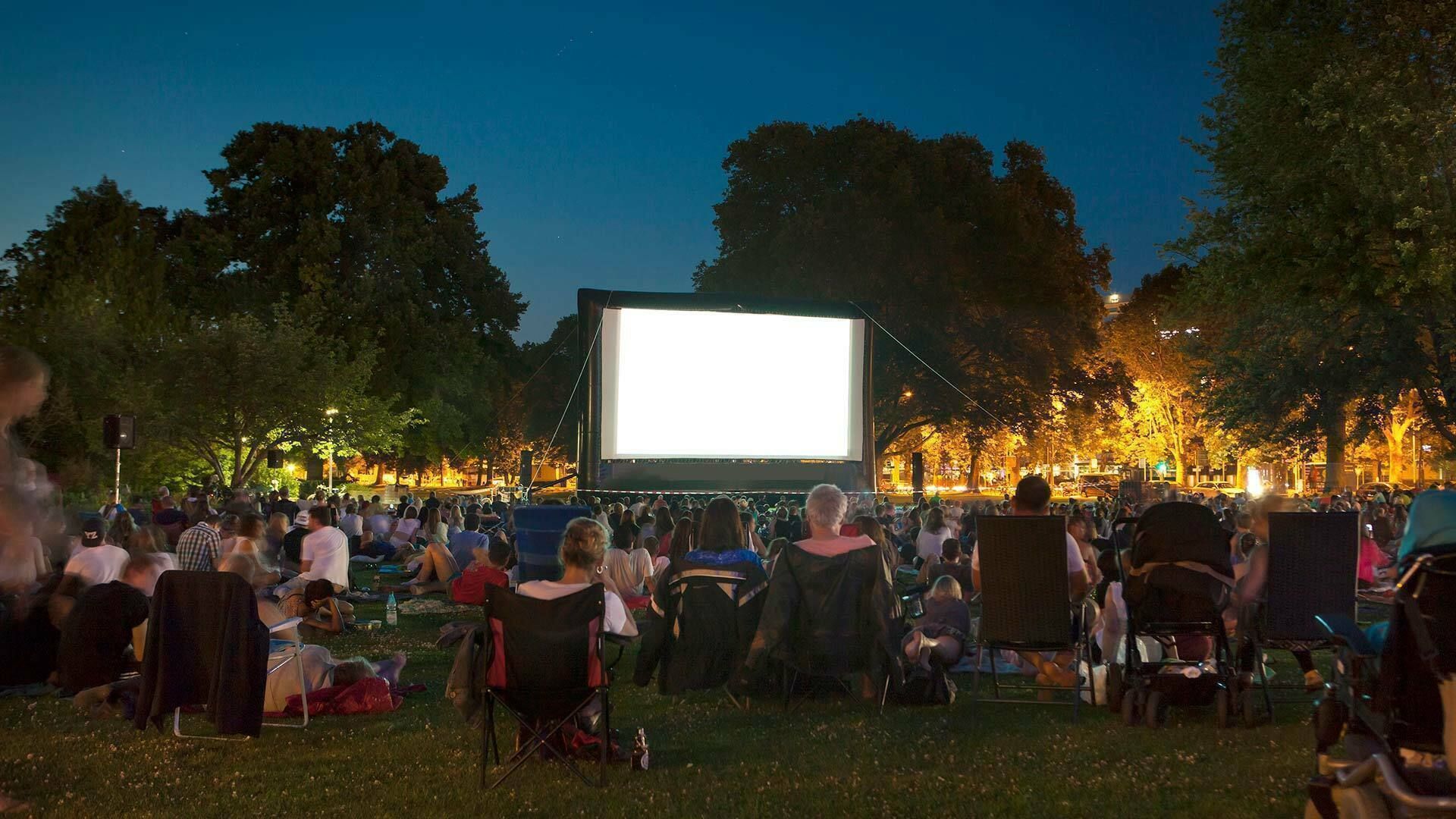 Projections en plein air
