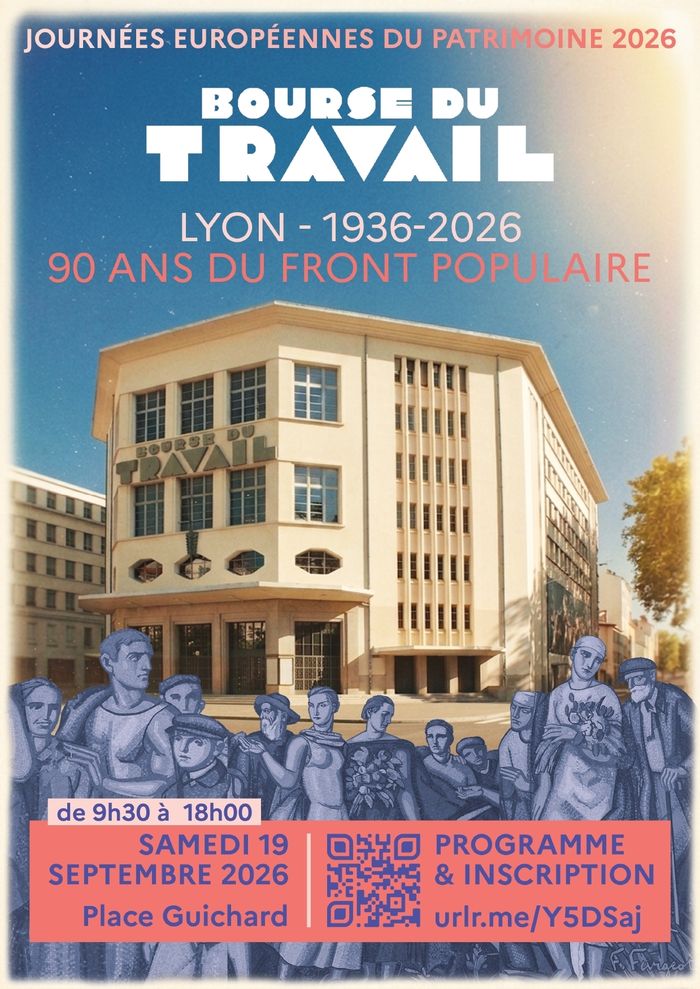 Affiche — Bourse du Travail : 90 Ans du Front Populaire