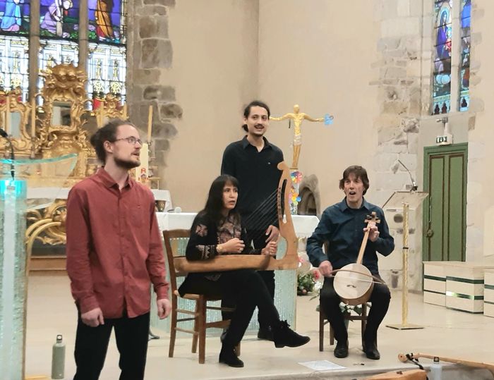 Affiche, concert MZE SHINA chants profanes et sacrés de Géorgie