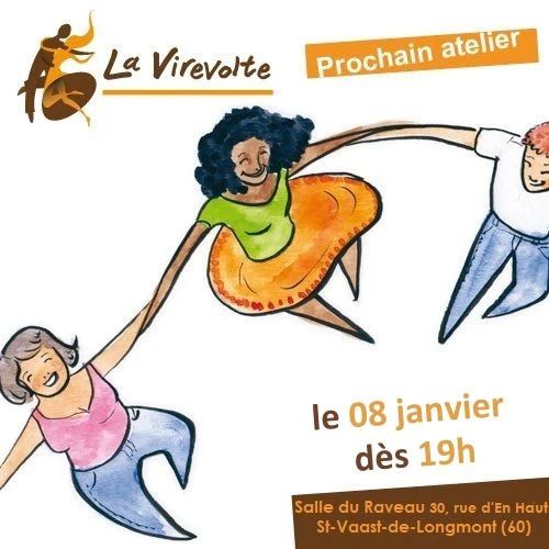 Atelier de danse et de musique folk de La Virevolte