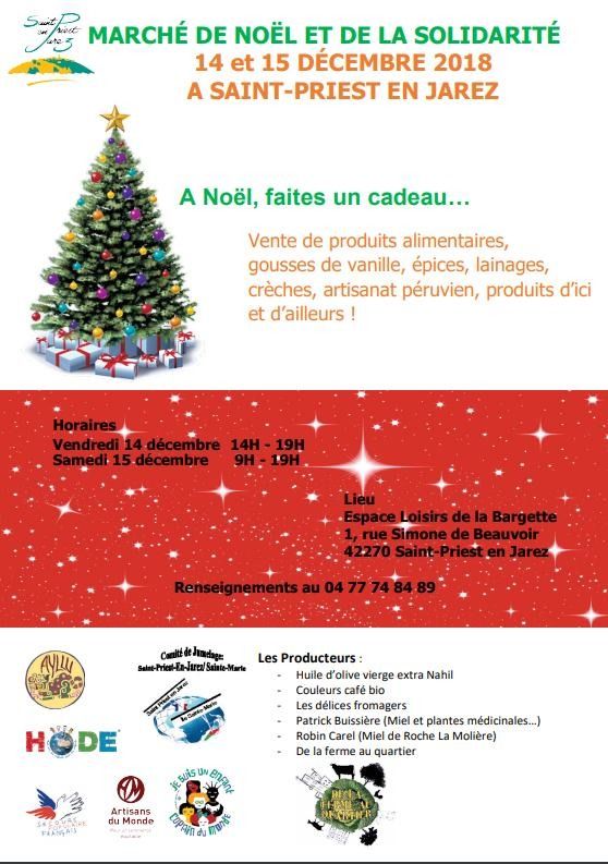 (marché de Noël) Marché de Noël et de la Solidarité