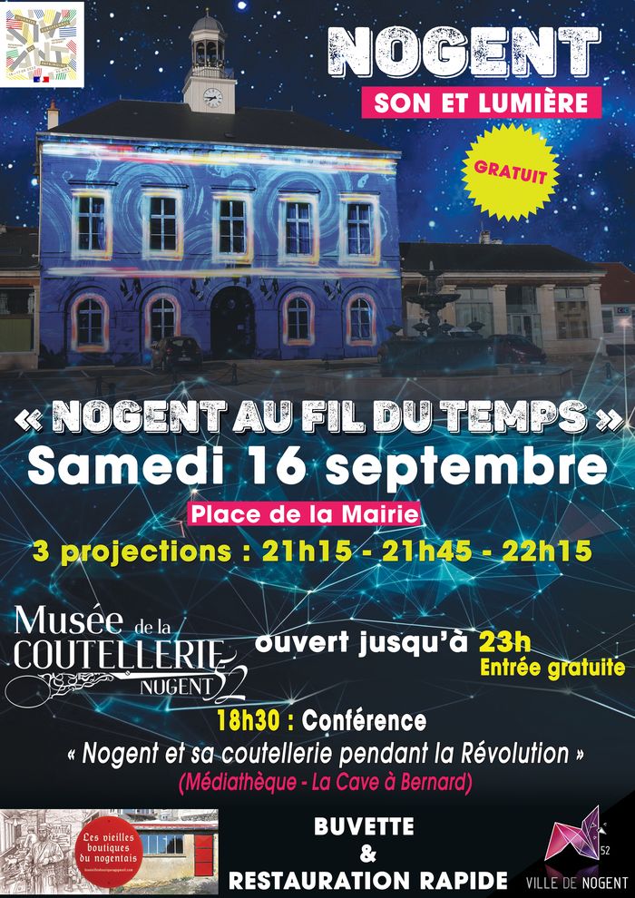 Assistez à un son et lumière "Nogent au fil du temps"