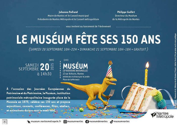 Top départ des 150 ans du Muséum