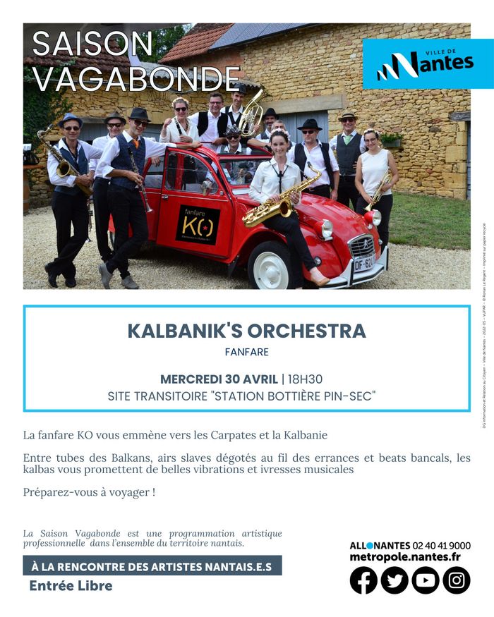 Kalbanik's Orchestra - Concert, Saison Vagabonde