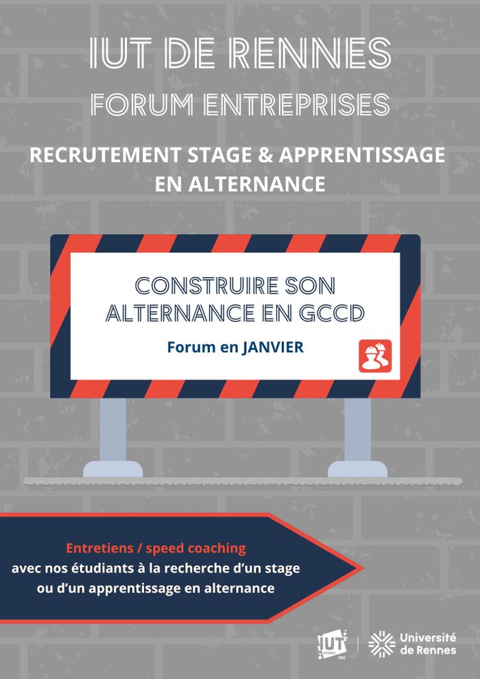Forum Construire son alternance en GCCD